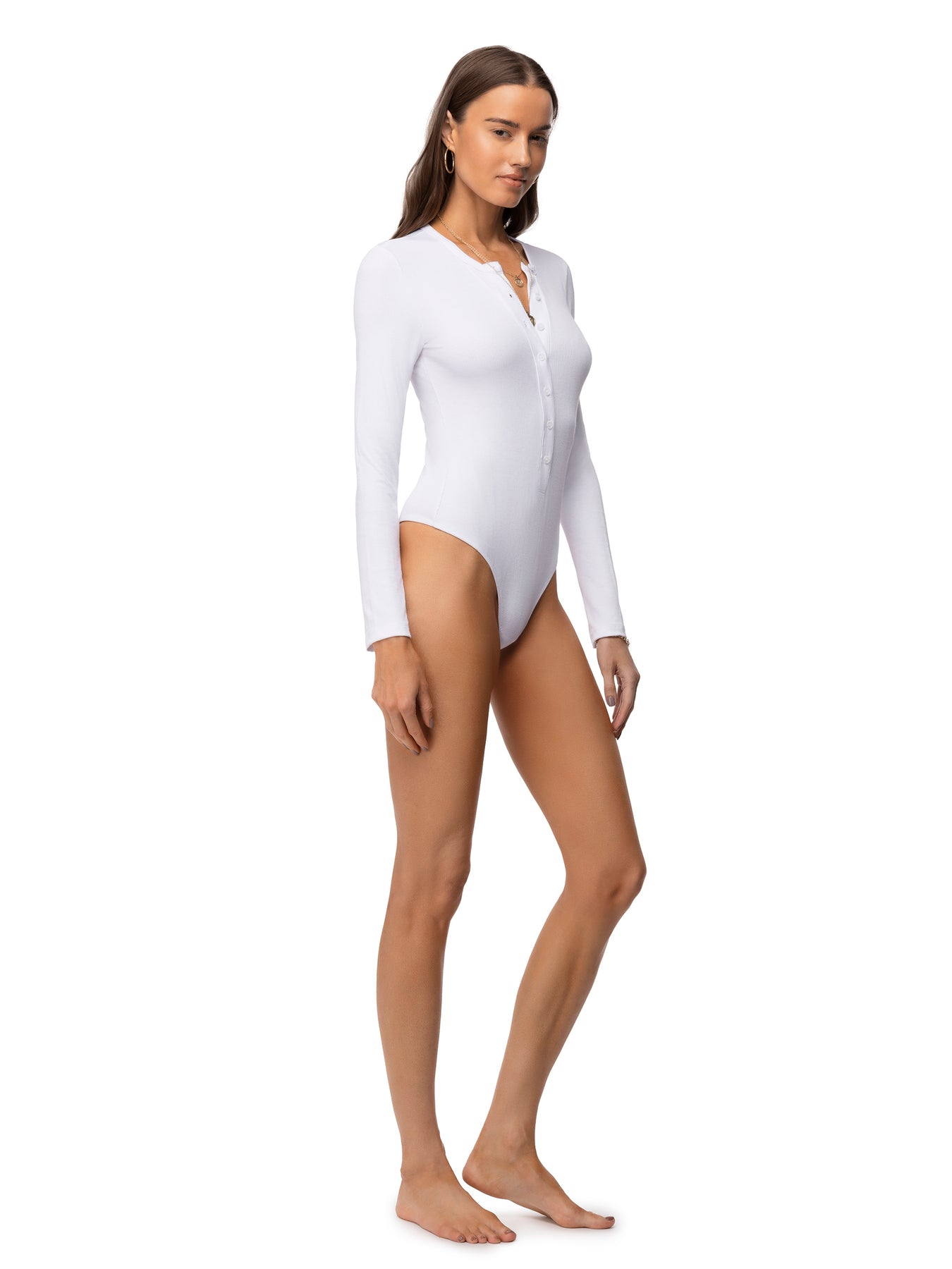Alluro White Snatched Body Suit Size M - $12 (61% Off Retail) New With Tags  - From Liza